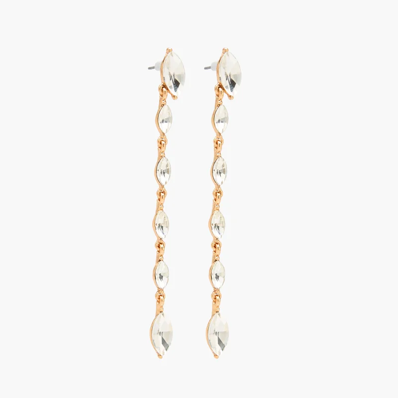 لايف ستايل Gold Tone Dangling Earrings for Women
